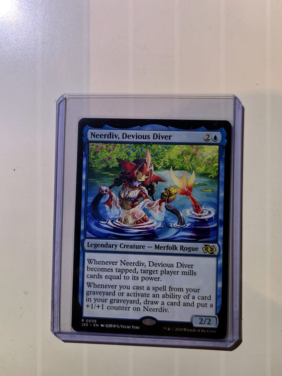 マジック：ザ・ギャザリング Neerdiv, Devious Diver Commander deck Magic: The Gathering – Neerdiv, Devious Diver — J25 #36 | FINN-torget