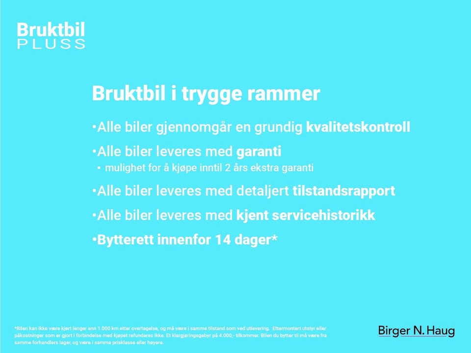 Bruktbil  Pluss