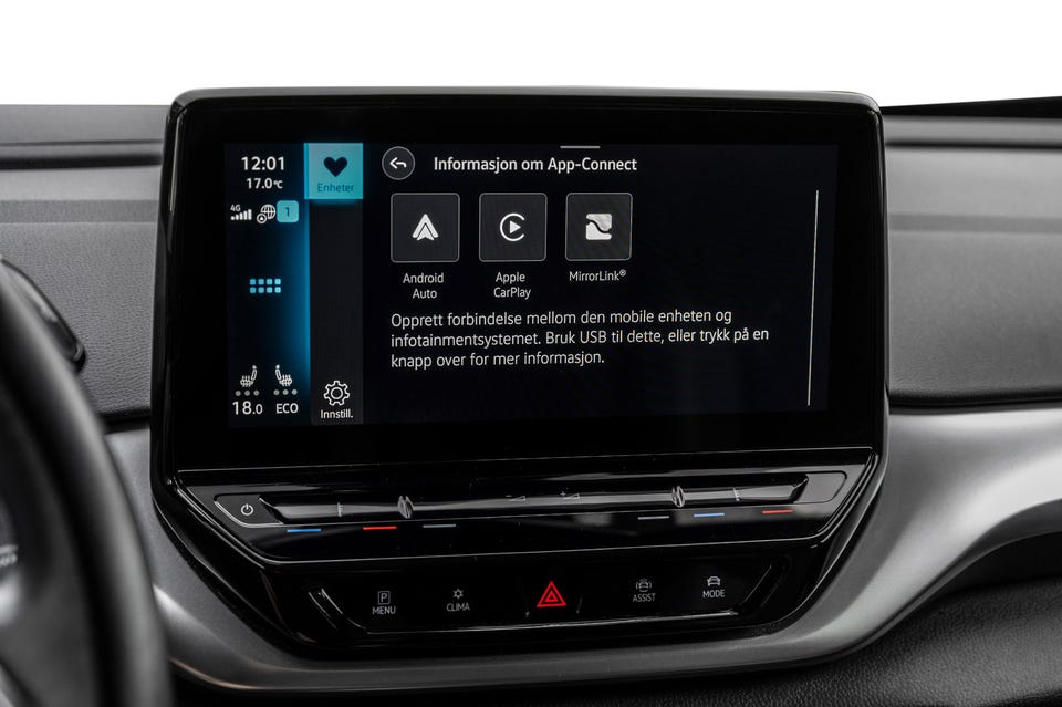 Trådløs Apple Carplay/Android Auto