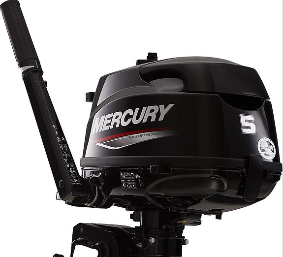 Mercury 5 hk / Lager tømming / Kort stamme / Kan sende