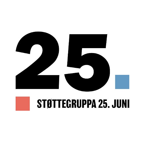 Støttegruppa 25. juni logo