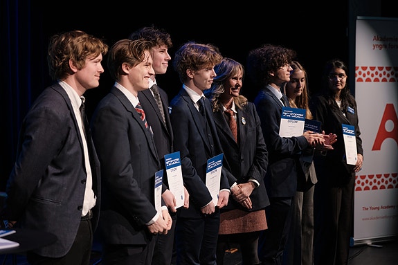 Fra prisutdelingen i 2025 med ordfører i Oslo Anne Lindboe tilstede. Foto: Kjell Erik Egeland/AYF