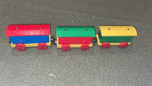 Vintage tog fra 80-tallet retro