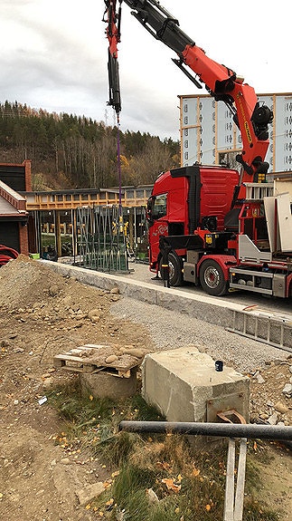 Kraning av glass