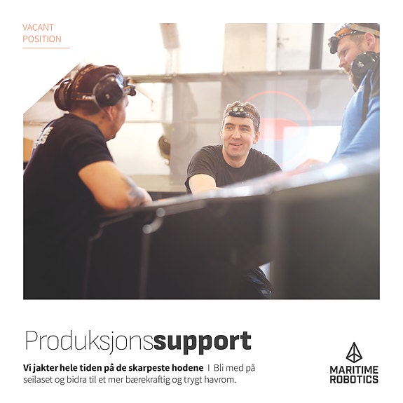 Fra produksjonen vår i Vanvikan