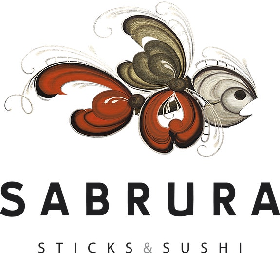 Sabrura Sticks & Sushi logo