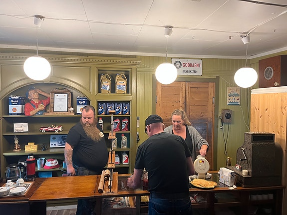 Vaffeldag i resepsjonen