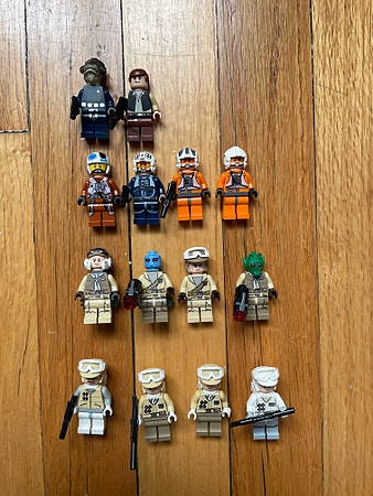 Lego Star Wars Rebelfigurer - Selges som pakke eller separat