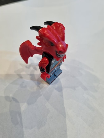 Sjelden! LEGO Vid019 Metal Dragon minifigur