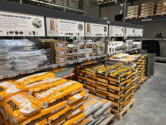Bilde fra eksponering i butikk hos en av våre forhandlere