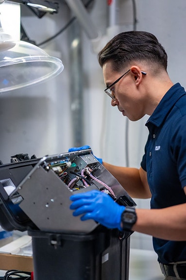 Selv om vi selger og servicerer avanserte instrumenter, er det teamet som er kjernen av Houm, enten på salg, service eller backoffice.