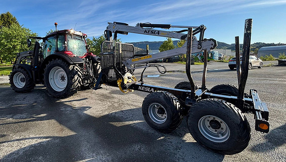 Valtra N155E Active,  Kesla tømmervogn, Twin Track 535 t. 2023, kr 1 495 000,-