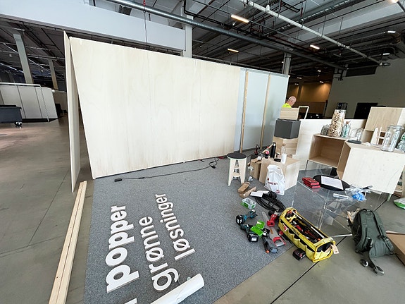 Standopplegg laget av vår egen vaktmester