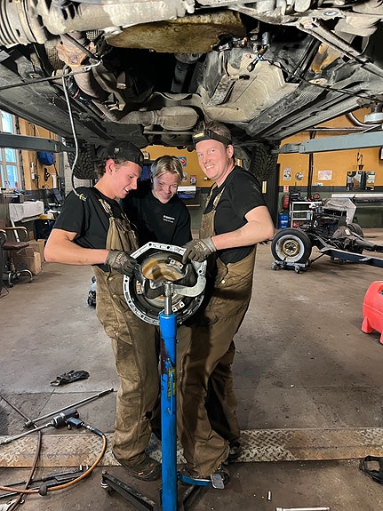 Ett trivelig miljø med mye latter og moro