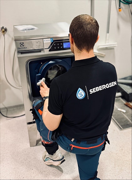 Montasje av vår minste vaskemaskin