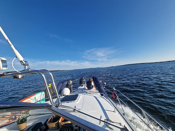 Scand 29 Baltic | 815 timer | Yanmar 290hk | Gummijolle m/4hk [4takt] på daviter 3 of 5
