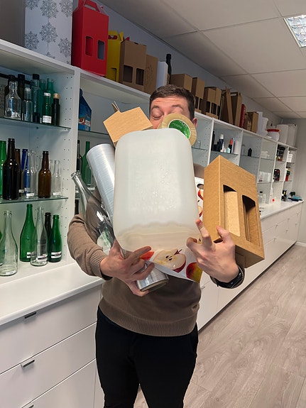 Vi jobber med mye forskjellig emballasje