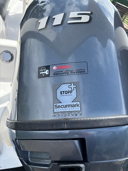 580 RIB m/Yamaha 115hk - Kun 240 timer med Tredal båthenger med tipp 3 of 13