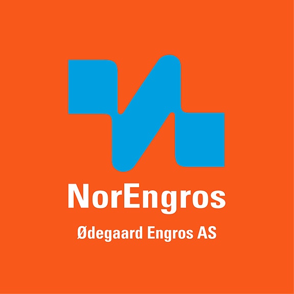 Norengros Ødegaard Engros, forbruksvarebutikk Lerstad logo