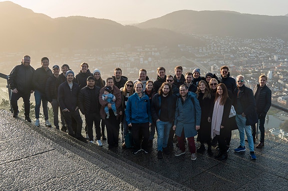 Hele teamet samlet i Bergen