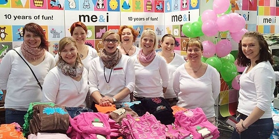 me&i selgere på messe.