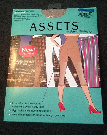 SPANX Assets by Sara Blakely Fabulous Footless High Waisted Pantyhose  Tights - 268, Nude, 1 : : Fashion