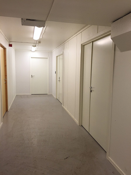 Gang inn til lagerområde Gang inn til lagerområde
