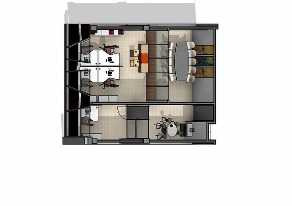 Ledig lokale i 3. etasje. 99 m2. Ledig lokale i 3. etasje. 99 m2.
