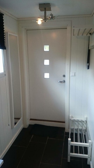 Inngangsparti med varme i gulvet.