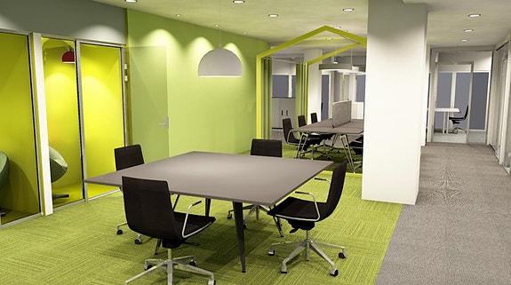 Helt nye lokaler midt på Strømsø Torg fra 13. november (kontorfellesskap med eget kontor)