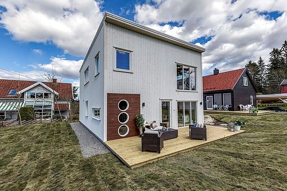 Mesterhus Martstein oppført i Ekornvn.43 B på Ås, Bygget av Mesterhus Oslo Bygg AS