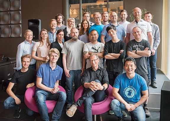 Hele gjengen på kick off i Strømstad