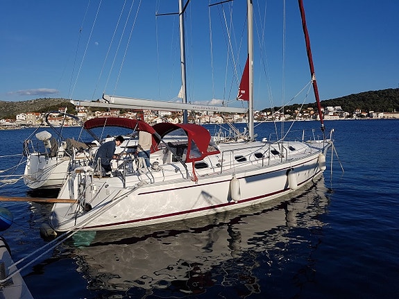 Seilbåt, 43 fot, til leie, Middelh. beste havn, Kroatia. Makspower litiumbatt. 7 of 30
