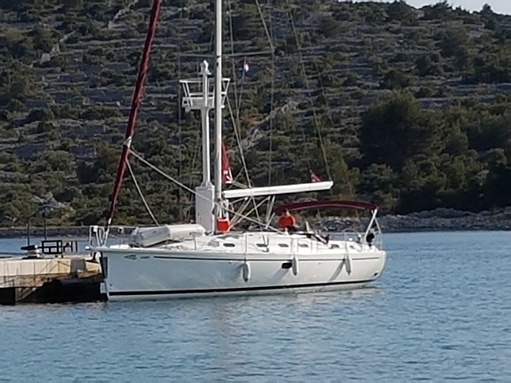 Seilbåt, 43 fot, til leie, Middelh. beste havn, Kroatia. Makspower litiumbatt. 15 of 30