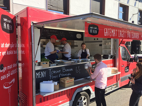Aktiviteter på området. Her representert ved Søtt & Salt sin food-truck. Aktiviteter på området. Her representert ved Søtt & Salt sin food-truck.