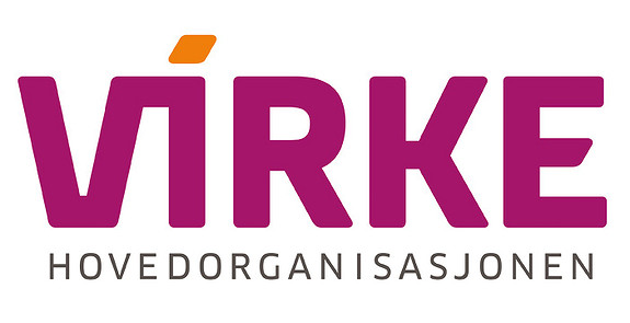 Hovedorganisasjonen Virke logo