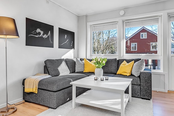 Lekker 2-roms hjørneleilighet | Balkong | Ny fasade -18 | Rett ved NTNU Gløshaugen og Handelshøyskolen