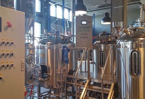 Bryggeriet vårt er produsert i Kina, og er på vei til Bryne