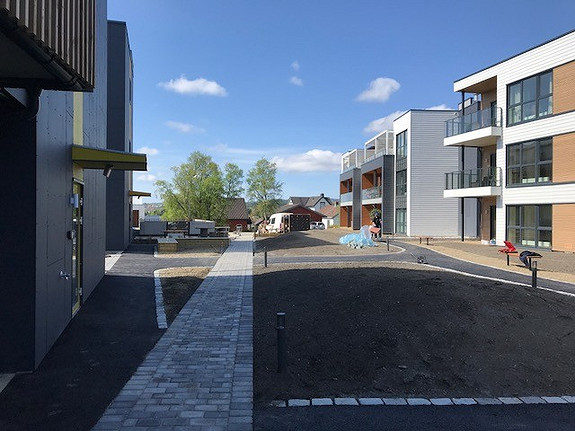 Plantegning som viser leilighet A101- 1. ETG. HUS A