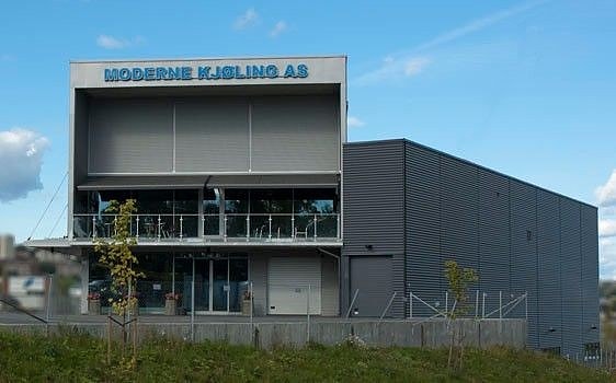 Inngangen til butikken