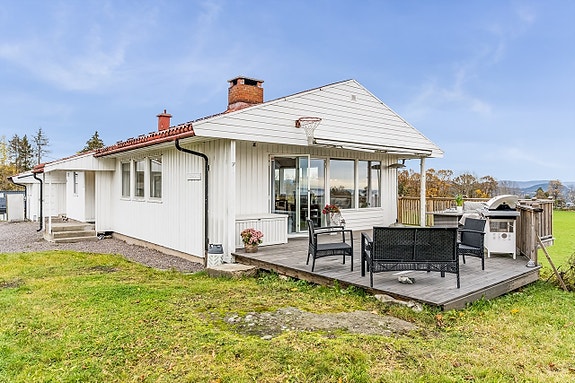 Fasade fra terrassesiden