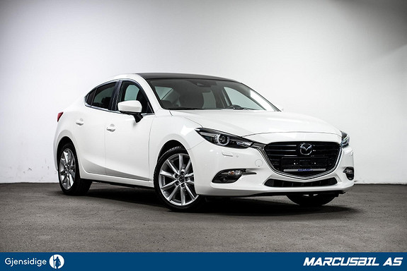 Mazda 3 OPTIMUM ACC/SKINN/HEAD-UP/BOSE/RATTVARME/ 2017, 48 000 km, kr 199 999,- image