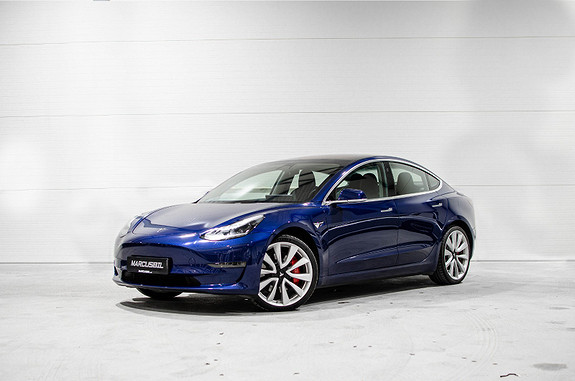 Tesla Model 3 PERFORMANCE AP/HIFI/VINTER/20&18 2019, 5 000 km, kr 529 999,- image