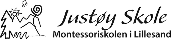 Justøy skole - Montessoriskolen i Lillesand logo