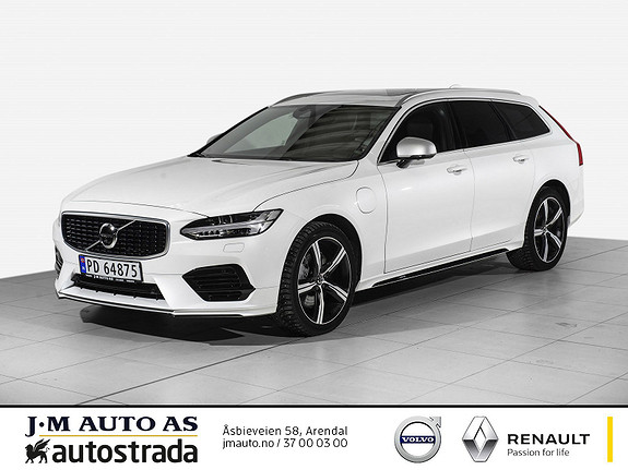 Volvo V90 T8 390hk AWD R-design aut TOPPUTSTYRT!!!!