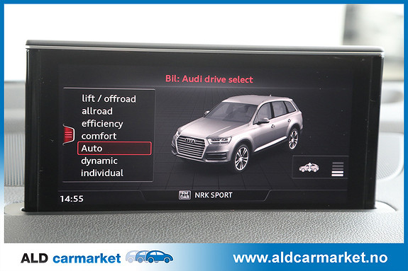ALD carmarket Visa bil 2016 Audi Q7 3,0 TDI 272hk quattro tiptronic 7 seter Sport