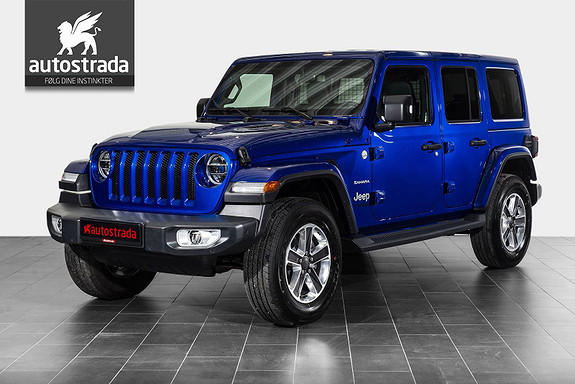 Jeep Wrangler 2.0 T 270hk Sahara Aut. AWD 2.996,- eks.mva.(!)