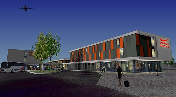 Vi har mange forskjellige typer anlegg, dette er Gardermoen Airport Hotell som vi har hatt som kunde i mange år.