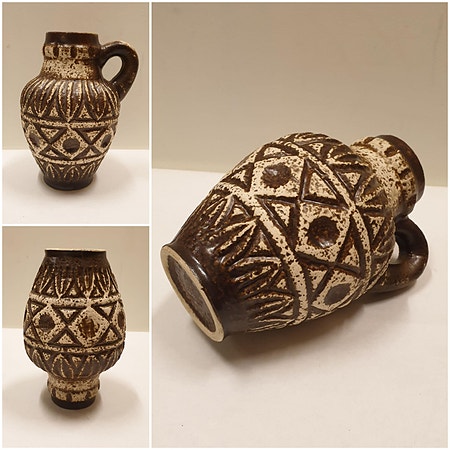 VINTAGE/ RETRO KERAMIKK VASE FRA W-GERMANY