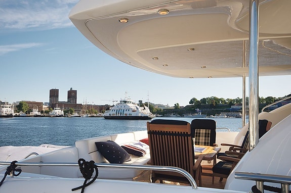 Nydelig Sunseeker 74 Oslo / Oslofjorden timer, dag, weekend, uker, transport. 26 of 30